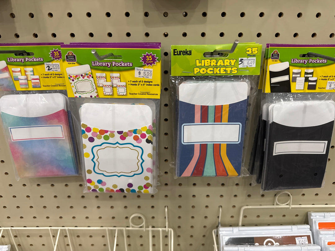 Library Pockets - Tools 4 Teaching