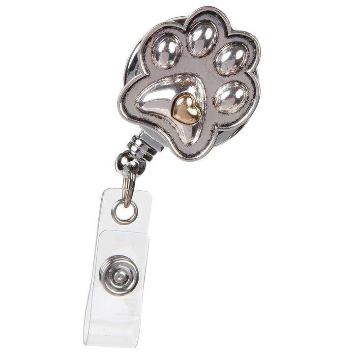 Canis Paw print Badge Reel - Tools 4 Teaching