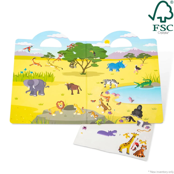 Puffy Sticker Play Set - Safari - Tools 4 Teaching