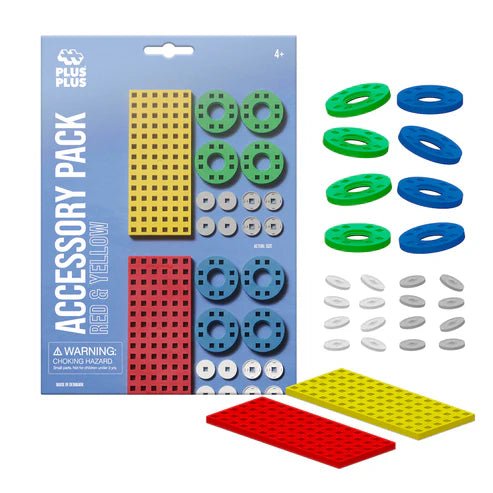 PLUS - PLUS® Baseplate Accessory Pack Red and Yellow - Tools 4 Teaching