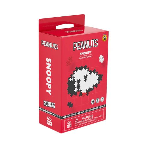 Plus Plus Snoopy - 100PC Puzzle by Number - Tools 4 Teaching