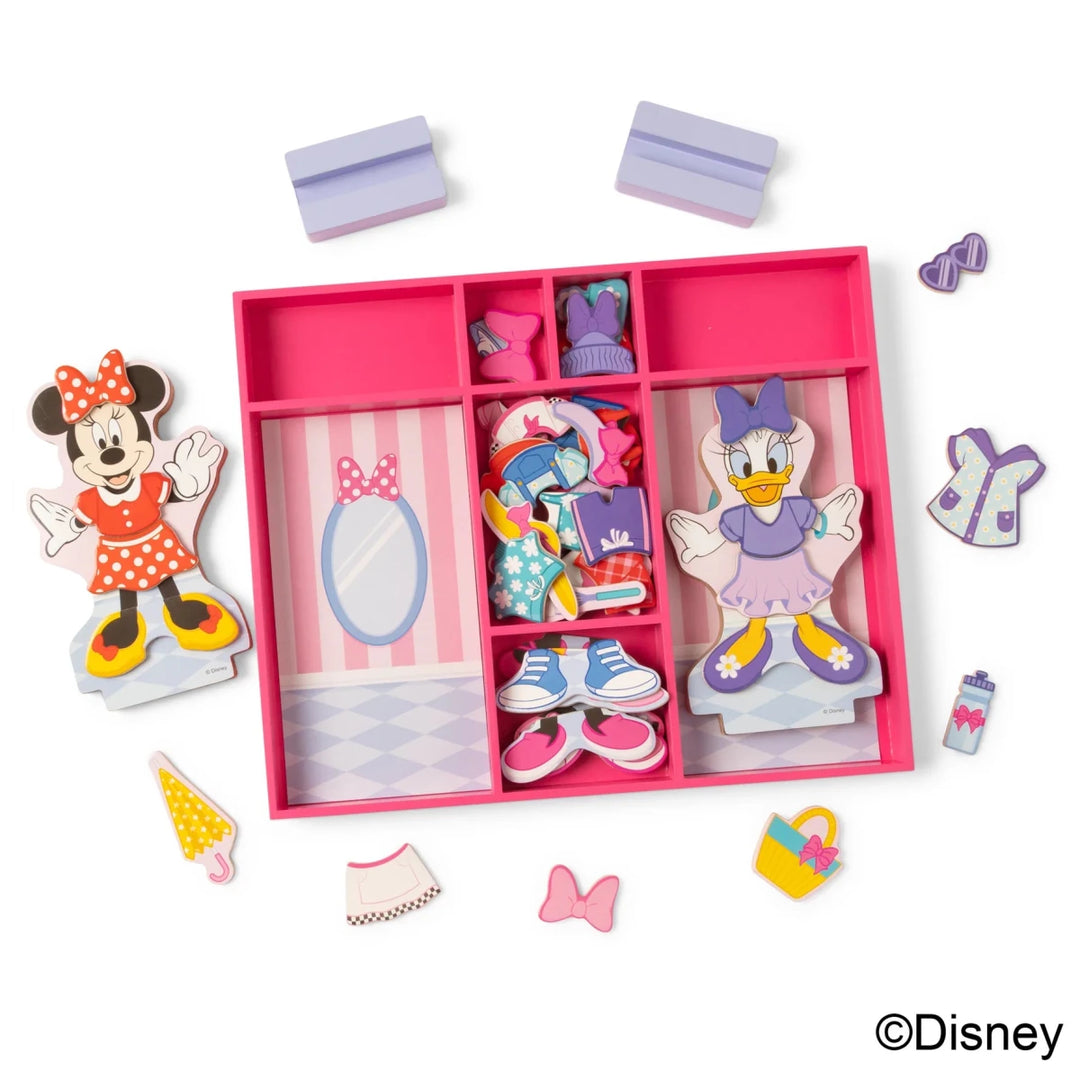 Minnie &amp; Daisy Wooden Magnetic Dress Up - Tools 4 Teaching