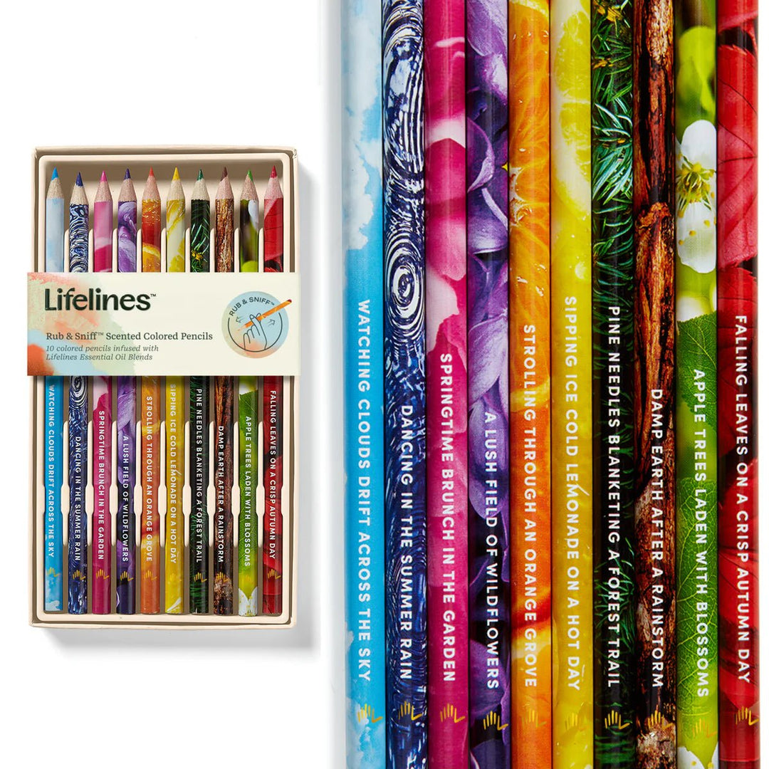 Lifelines® Rub &amp; Sniff™ - Scented Colored Pencils - Classic - Tools 4 Teaching
