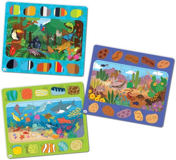 Wiggle Brain Tray Puzzles: Wildlife In Focus - Tools 4 Teaching