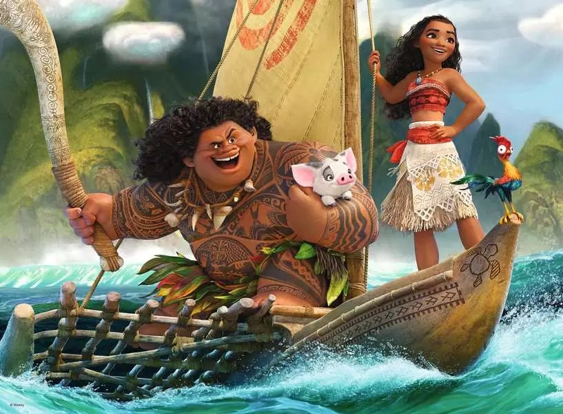 Moana and Maui 100 pc Puzzle - Tools 4 Teaching