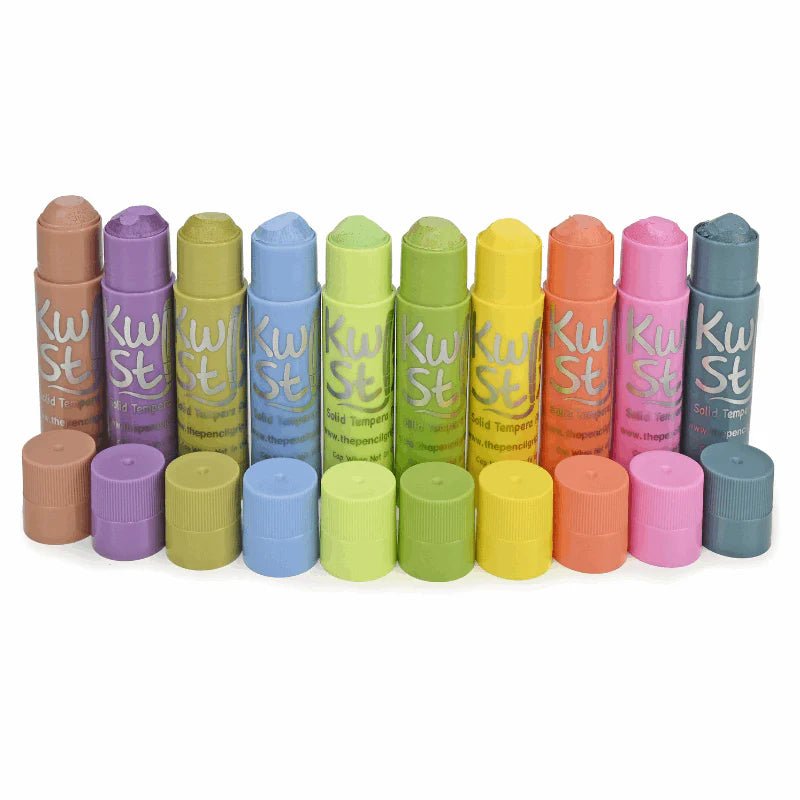 KwikStix Tempera Paint Pastel 10 Colors - Tools 4 Teaching