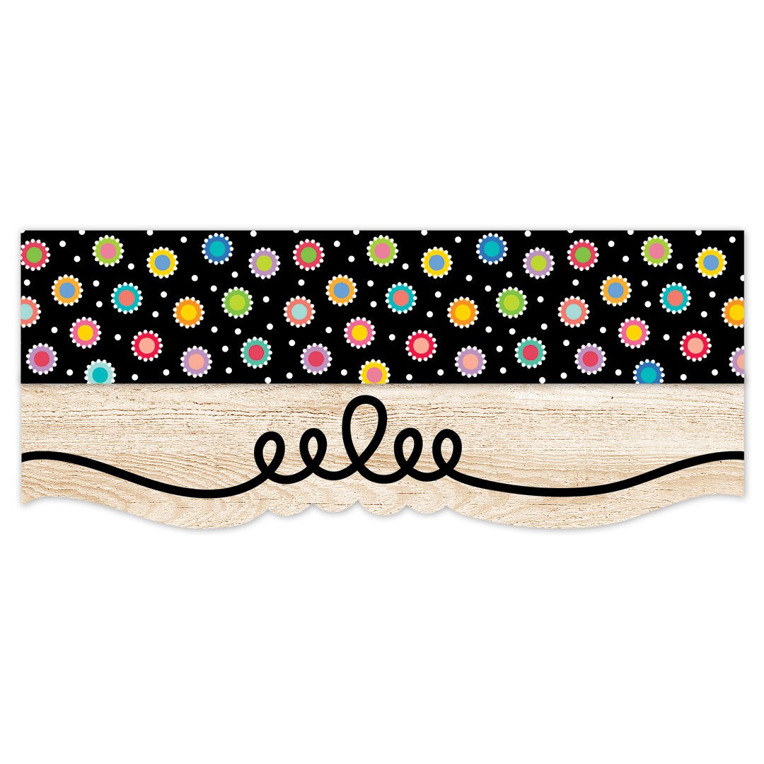 Core Decor Dotted on Black Border - Tools 4 Teaching