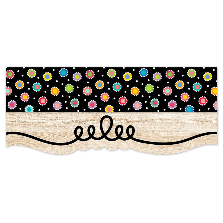 Core Decor Dotted on Black Border - Tools 4 Teaching