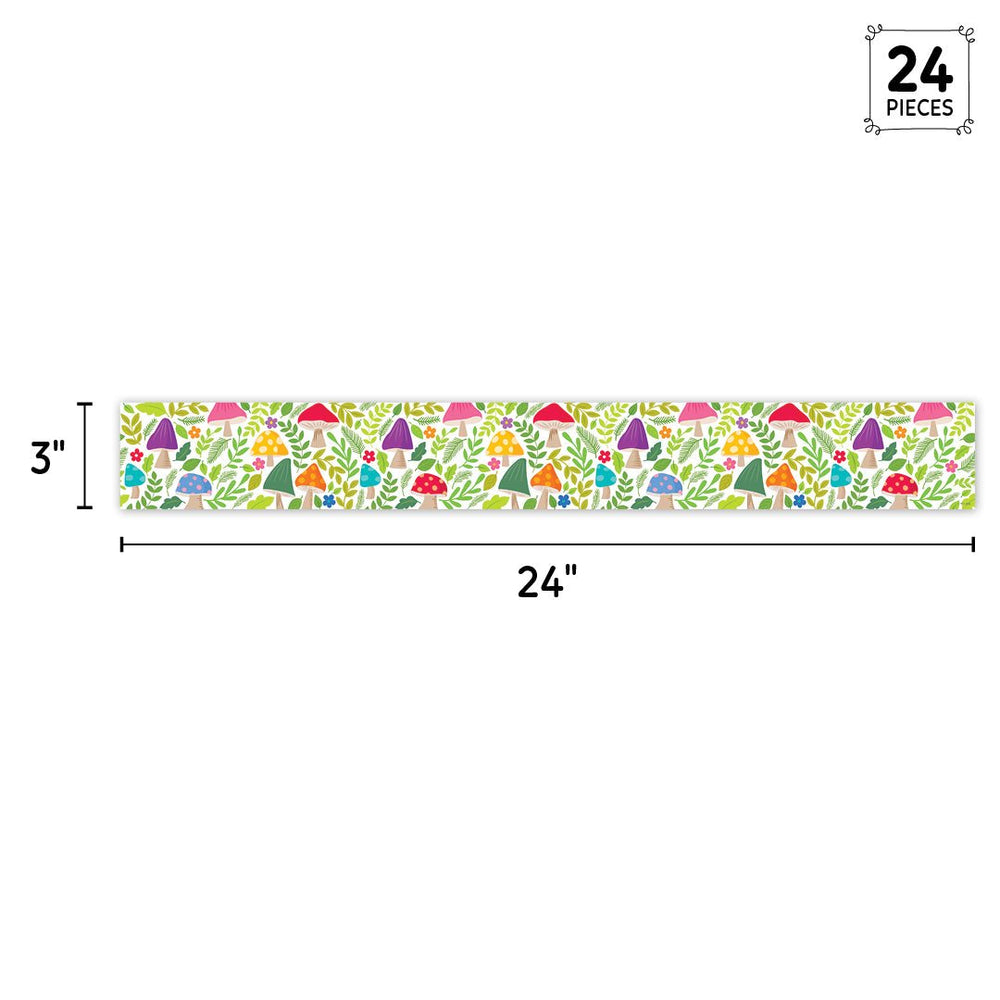 Woodland Friends Mushroom Medley Border - Tools 4 Teaching