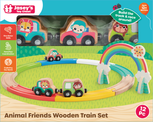 Animal Friends Wooden Train Set - Tools 4 Teaching