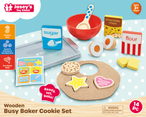Wooden Busy Baker Cookie Set - Tools 4 Teaching