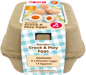 Wooden Crack &amp; Play Eggs