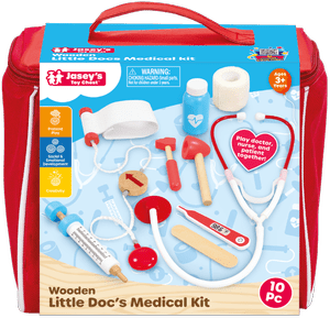 Wooden Little Doc's Medical Kit - Tools 4 Teaching