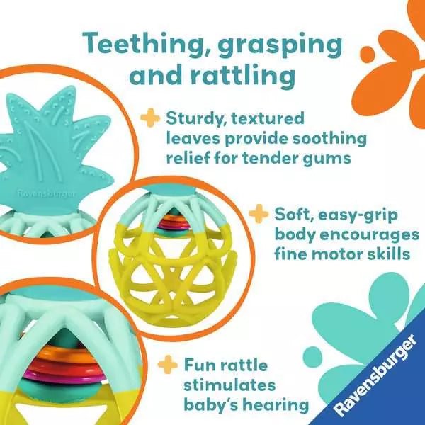Rattle Teether: Pineapple - Tools 4 Teaching