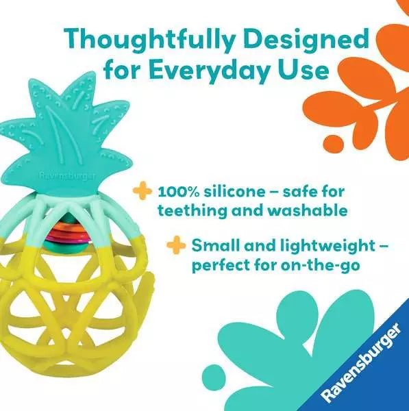 Rattle Teether: Pineapple - Tools 4 Teaching