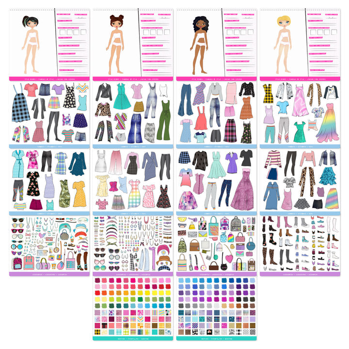 Compact Fashion Sticker Stylist