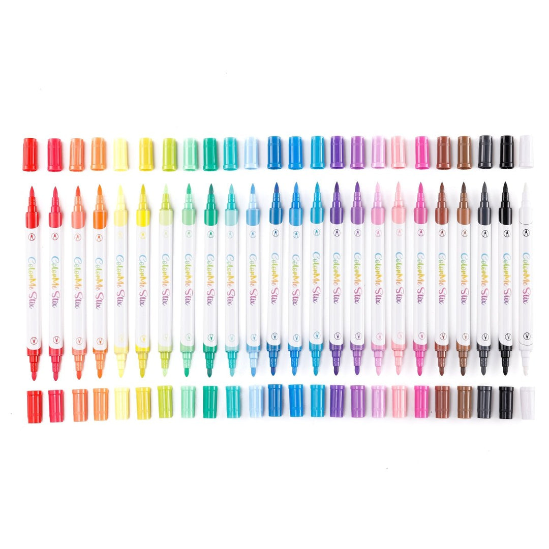 Color Me Stix, Dual-Ended Face &amp; Body Paint Markers, 24 Pack