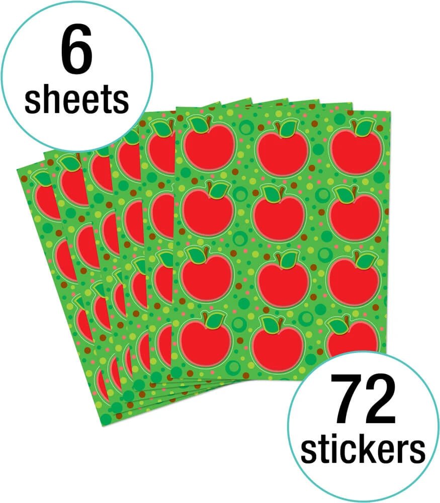 Apples: Shape Stickers - Tools 4 Teaching