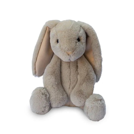 Suede Mink Gray Bunny Large Lushee 16" Plush - Tools 4 Teaching