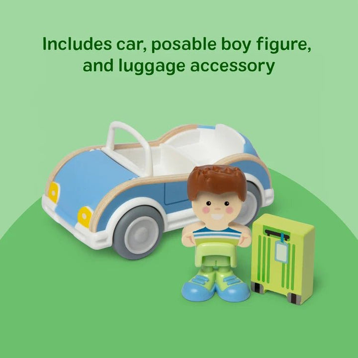 Cheery Lane Car and Play Figure Blue - Tools 4 Teaching