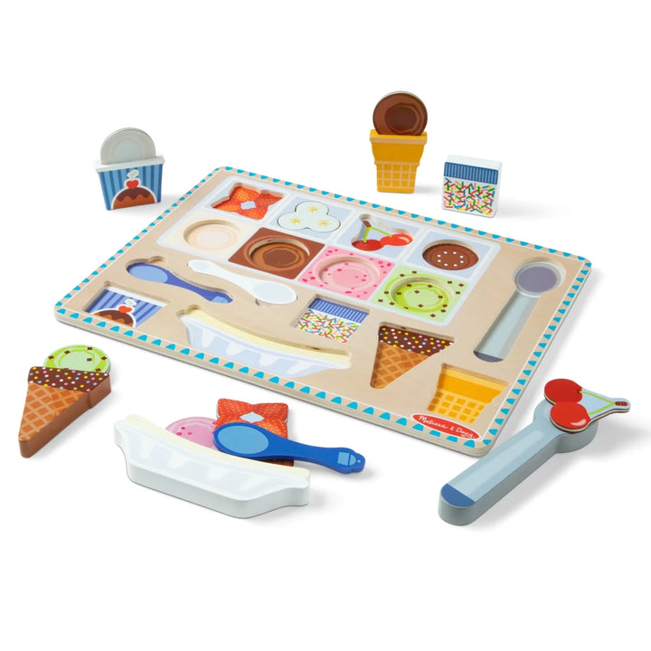 Wooden Magnetic Ice Cream Puzzle - Tools 4 Teaching
