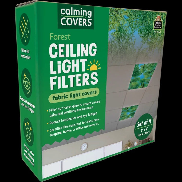Forest Calming Covers Ceiling Light Filters - Tools 4 Teaching