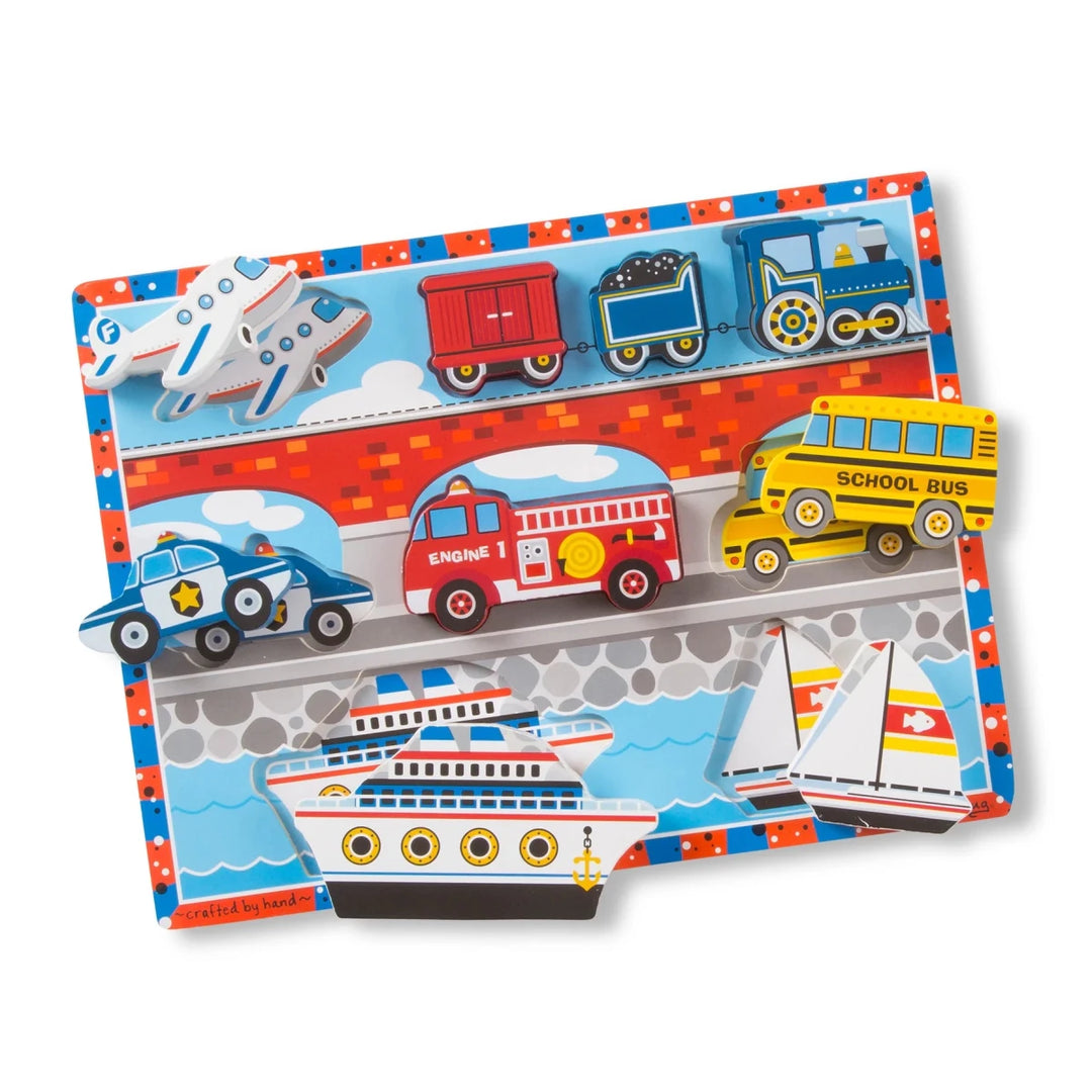 Vehicles Chunky Puzzle - Tools 4 Teaching