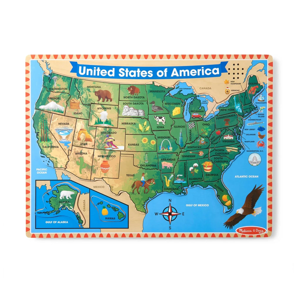 USA Map Sound Puzzle - Tools 4 Teaching