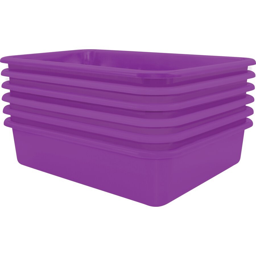 Large Plastic Letter Tray: Purple-Organization-Tools 4 Teaching-Classroom Decor and More