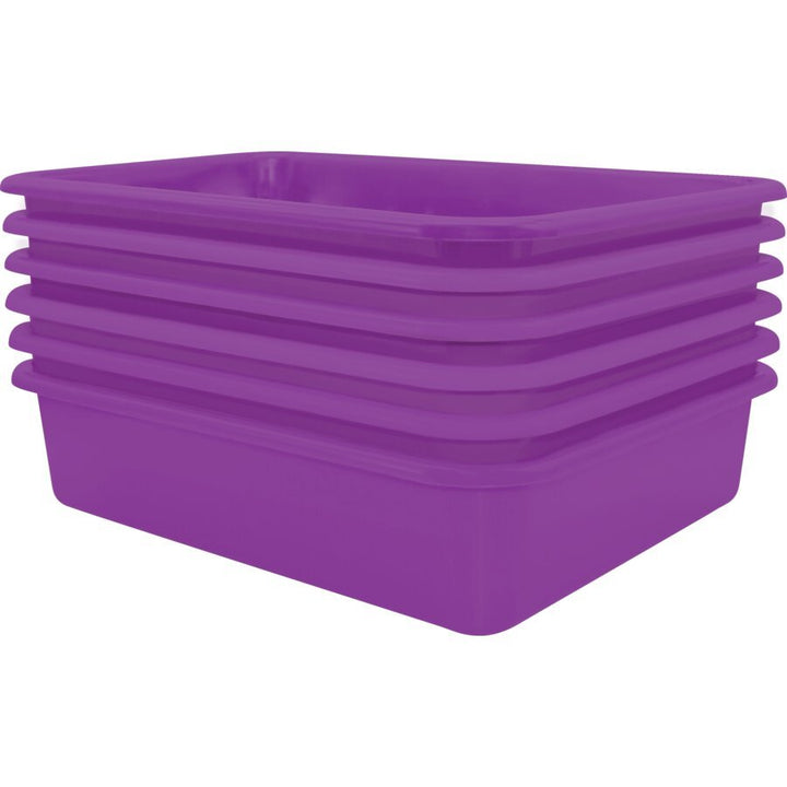 Large Plastic Letter Tray: Purple-Organization-Tools 4 Teaching-Classroom Decor and More