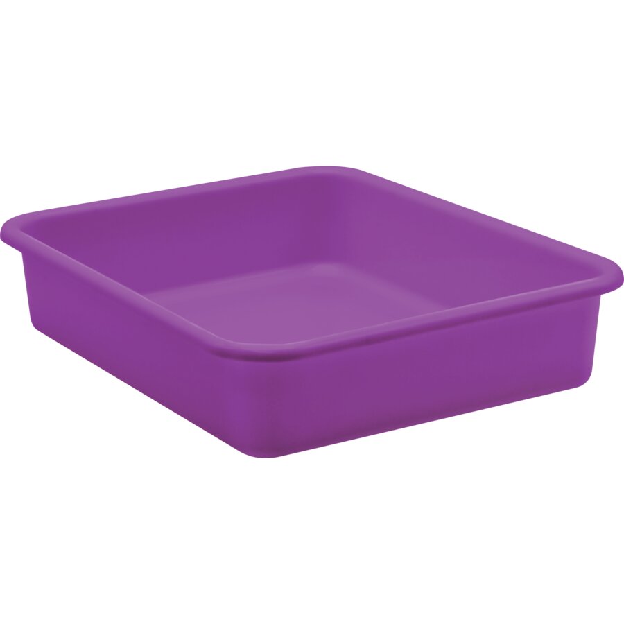 Large Plastic Letter Tray: Purple-Organization-Tools 4 Teaching-Classroom Decor and More