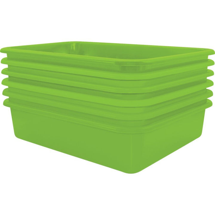 Lime Large Plastic Tray-Organization-Tools 4 Teaching-Classroom Decor and More