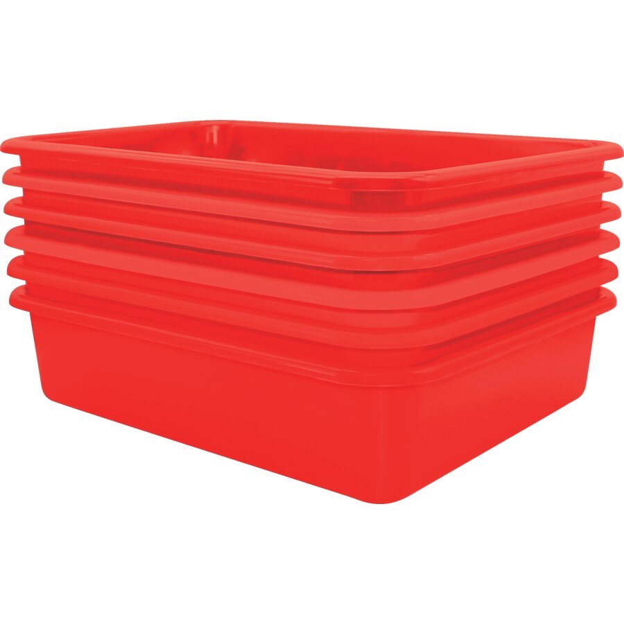Large Plastic Letter Tray: Red-Organization-Tools 4 Teaching-Classroom Decor and More