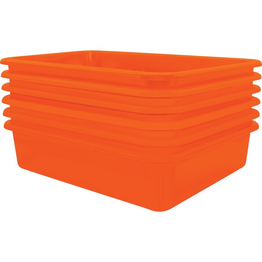 Large Plastic Letter Tray: Orange-Organization-Tools 4 Teaching-Classroom Decor and More