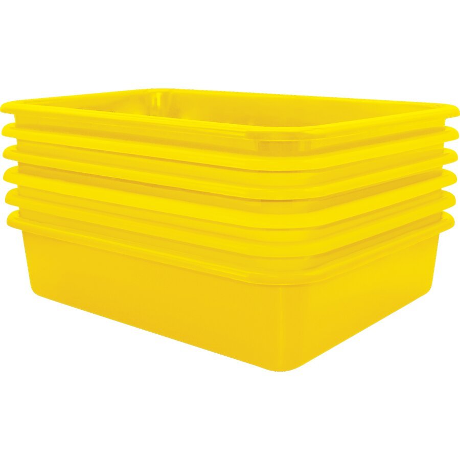 Large Plastic Letter Tray: Yellow-Organization-Tools 4 Teaching-Classroom Decor and More