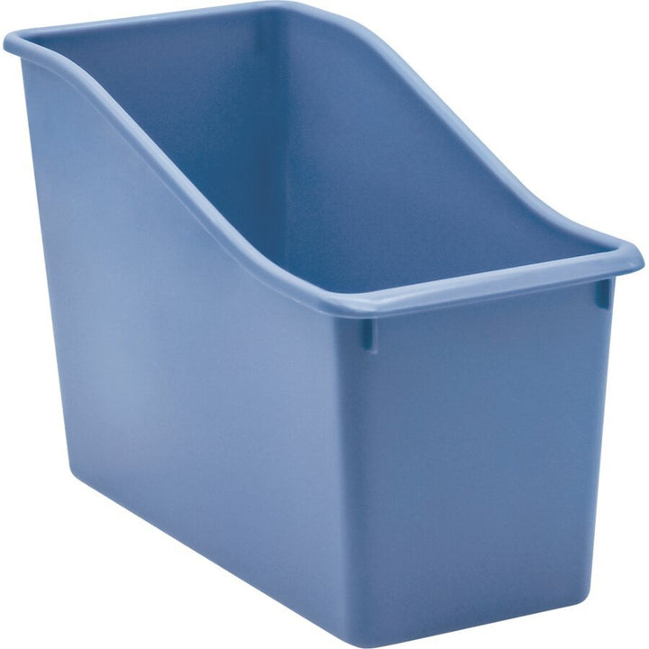 Plastic Book Bin: Slate Blue-Organization-Tools 4 Teaching-Classroom Decor and More