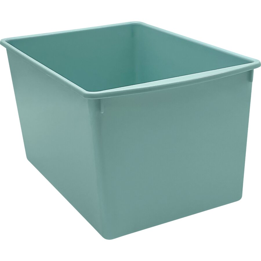Calming Blue Plastic Multi-Purpose Bin-Organization-Tools 4 Teaching-Classroom Decor and More