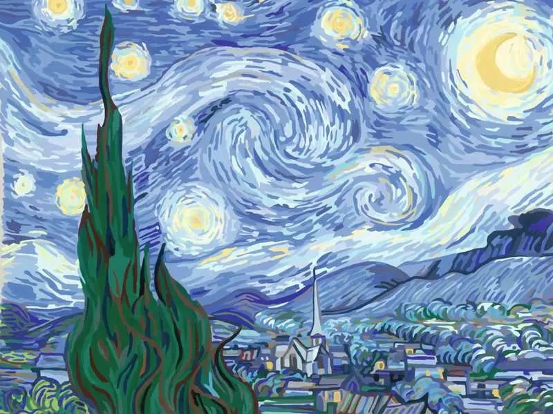 CreArt Canvas Edition: Van Gogh Starry Night - Tools 4 Teaching