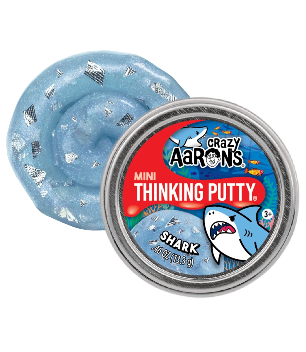 Crazy Aarons® Mini Thinking Putty® - Shark - Tools 4 Teaching
