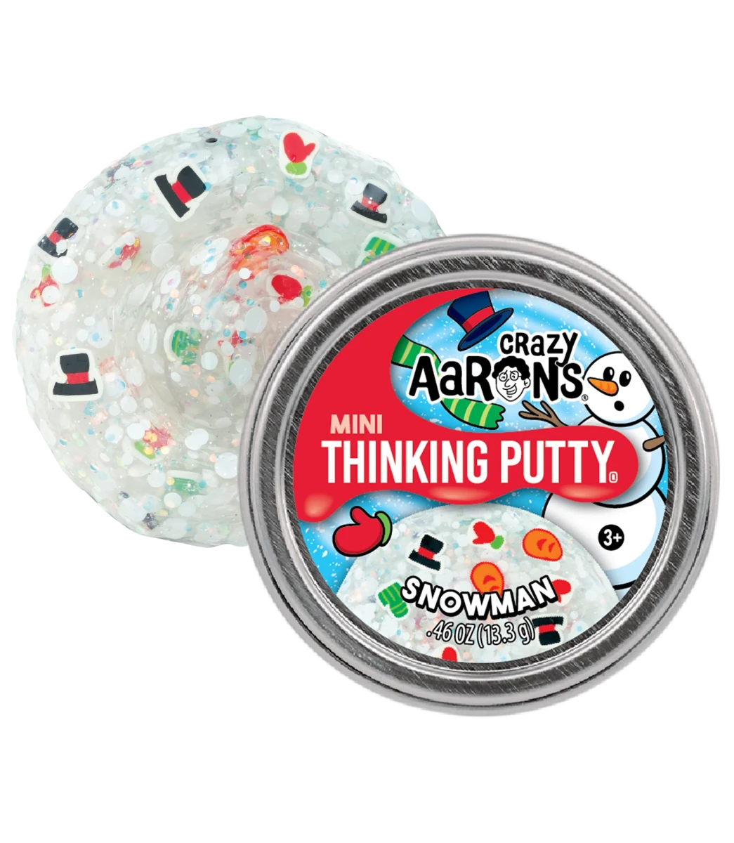 Crazy Aarons® Mini Thinking Putty® - Snowman - Tools 4 Teaching