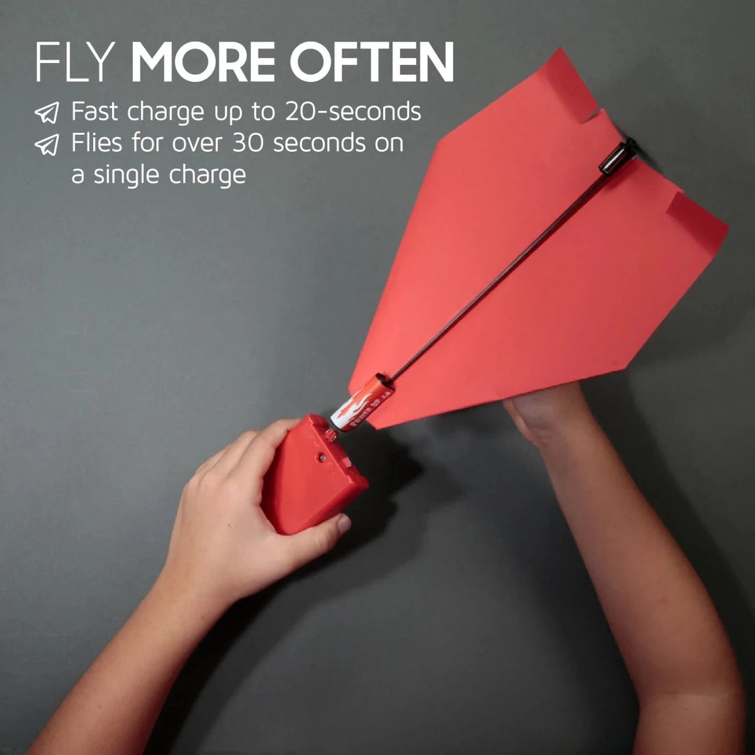 PowerUp 2.0 Electric Paper Airplane Kit (Red) - Tools 4 Teaching