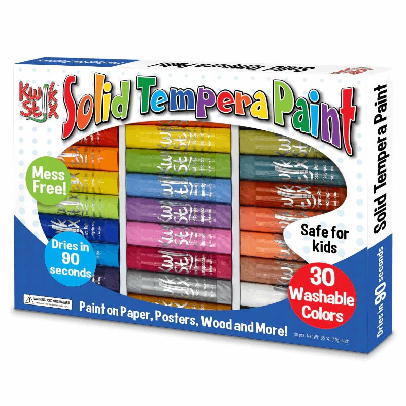 Kwik Stix Paint Sticks, Set of 30 Colors - Tools 4 Teaching