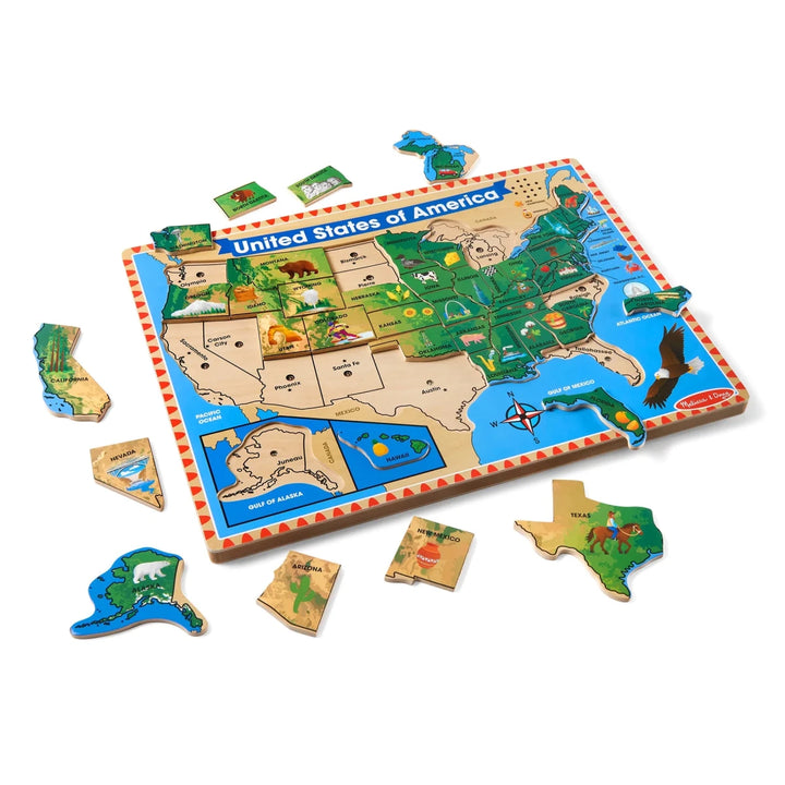 USA Map Sound Puzzle - Tools 4 Teaching