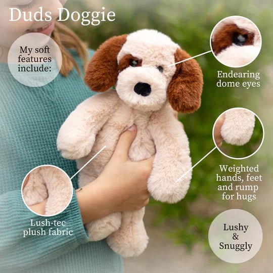 Duds Doggie Medium Lushee 10" Plush - Tools 4 Teaching