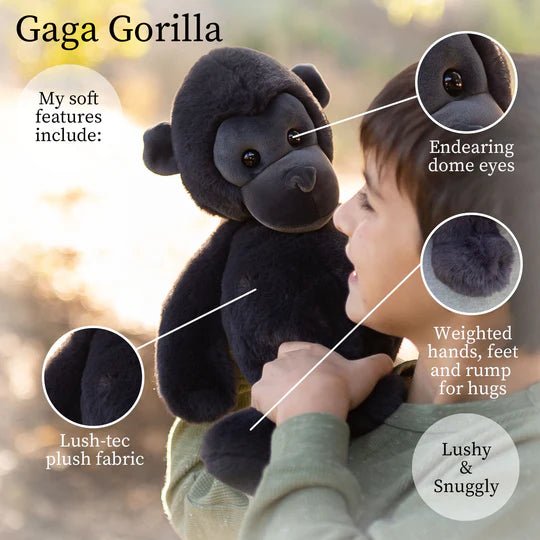 Gaga Gorilla Large Lushee 16" Plush - Tools 4 Teaching