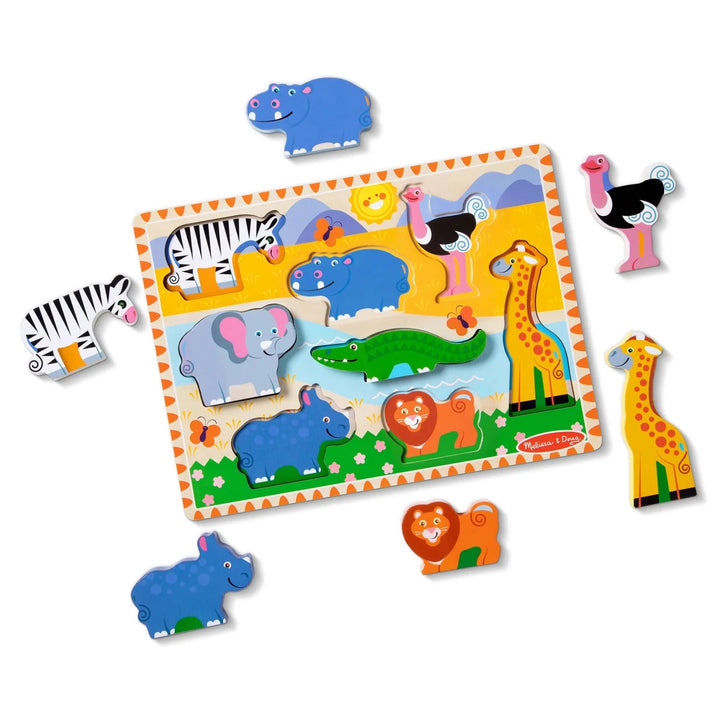 Safari Animals Chunky Puzzle - Tools 4 Teaching