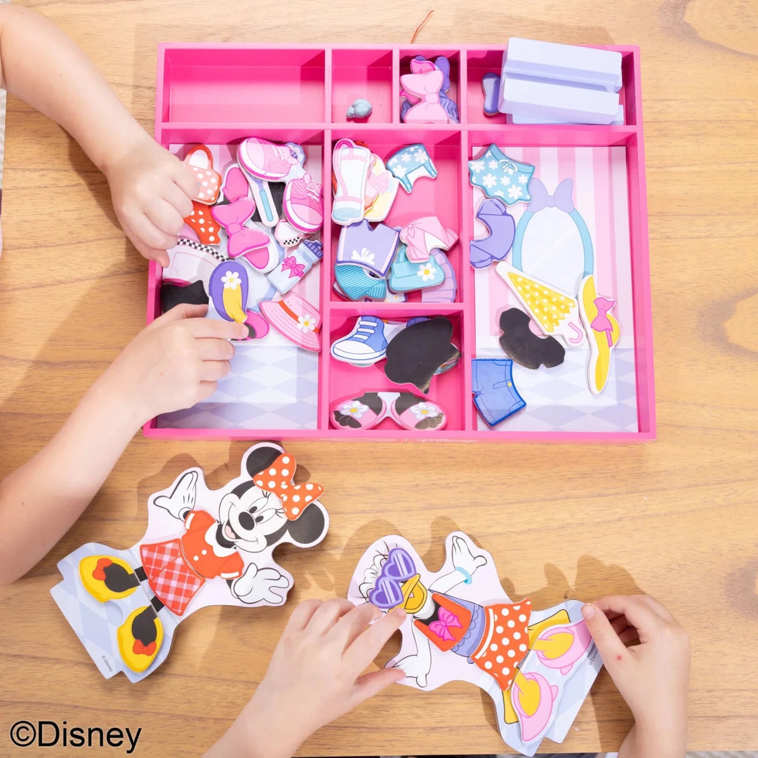 Minnie &amp; Daisy Wooden Magnetic Dress Up - Tools 4 Teaching