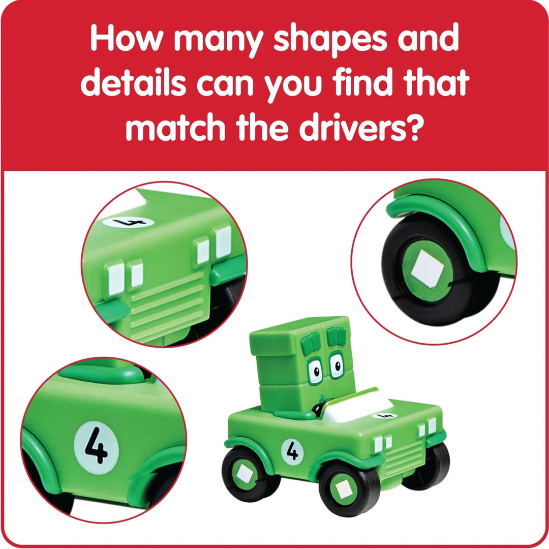 Numberblocks® Mini Vehicles, Set of 5 - Tools 4 Teaching