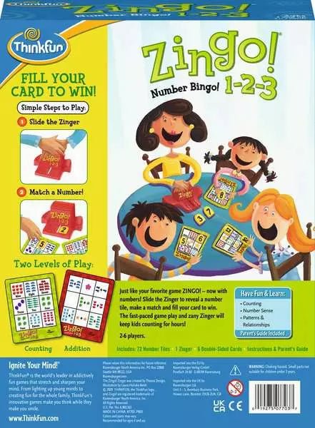 Zingo 1 - 2 - 3 - Tools 4 Teaching
