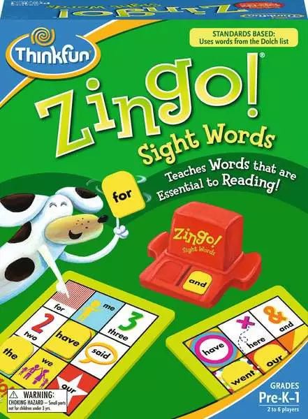 Zingo Sight Words Game - Tools 4 Teaching